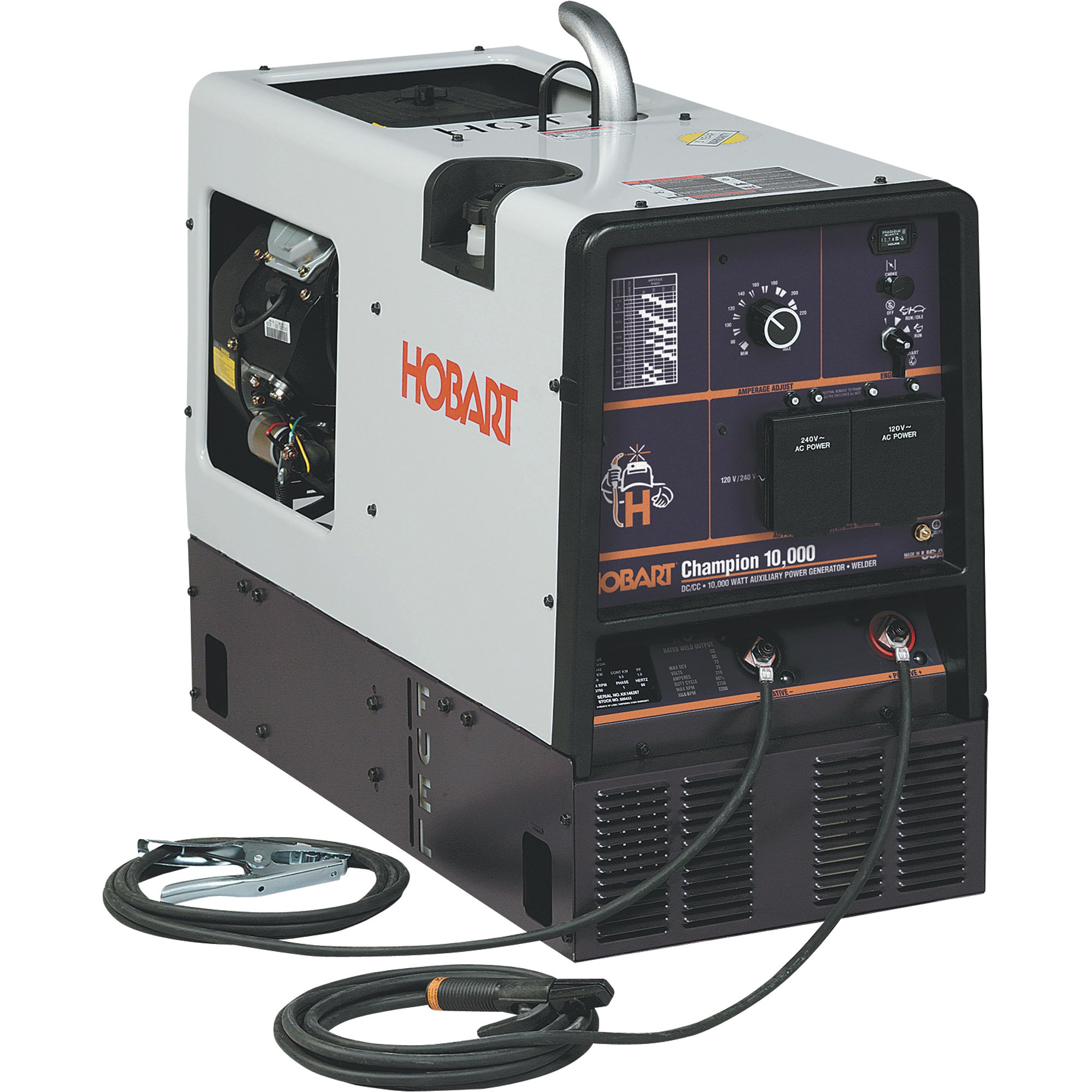 Hobart Welder/Generator Champ — 230 Amp DC,10,000 Watts Model 500433